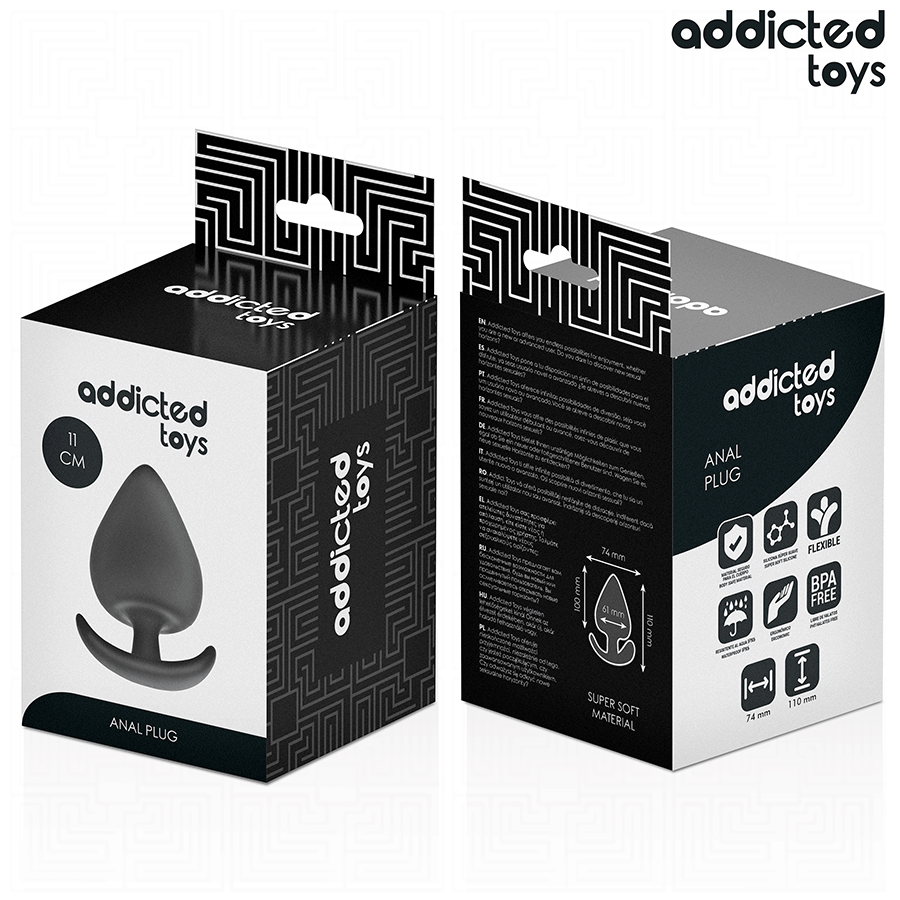 ADDICTED TOYS - PLUG ANAL TAILLE XXL 11 CM