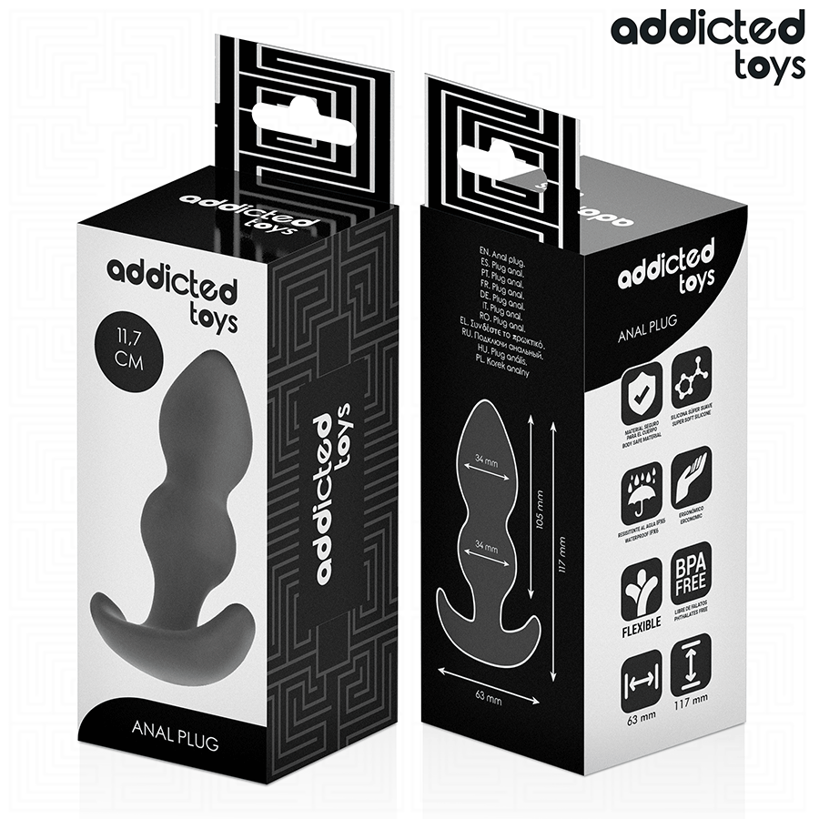 ADDICTED TOYS - PLUG ANAL TAILLE L 11,7 CM