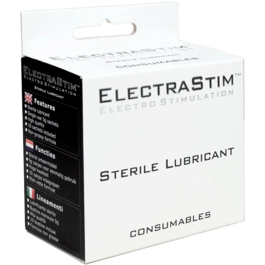 ELECTRASTIM - LUBRIFIANT STÉRILE 10 UNITÉS