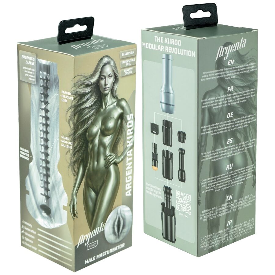 KIIROO - COLLECTION ÉTOILES DE MASTURBATEURS KIROS FEEL ARGENTA