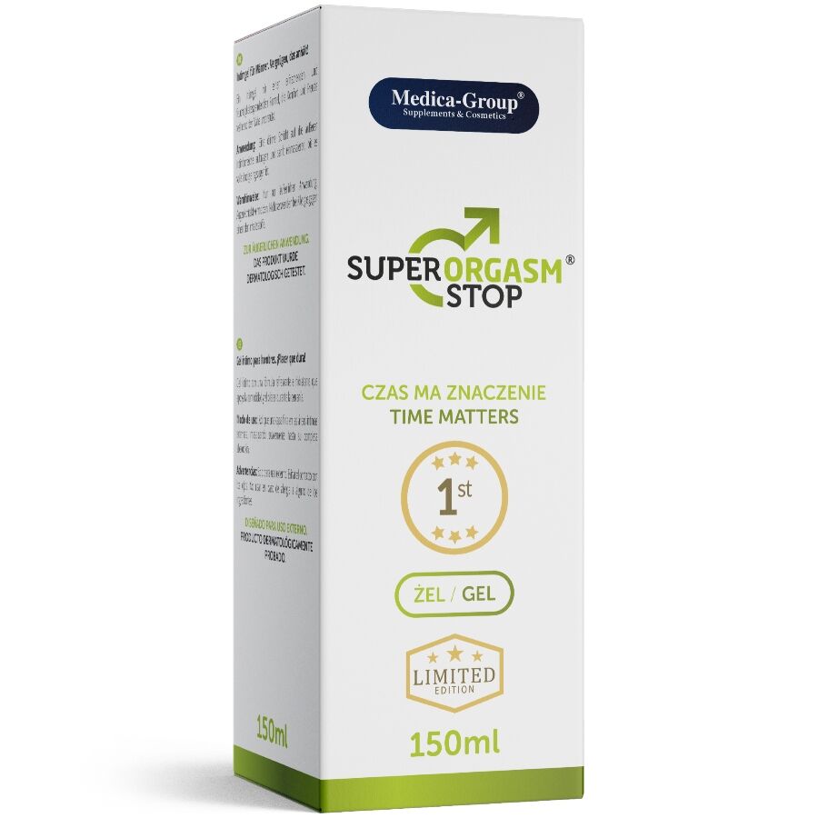 MEDICA GROUP - SUPER ORGASM STOP GEL INTIME POUR HOMMES 150 ML