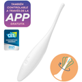 SATISFYER - VIBRATEUR  POINTE DE CLIT TWIRLING JOY BLANC