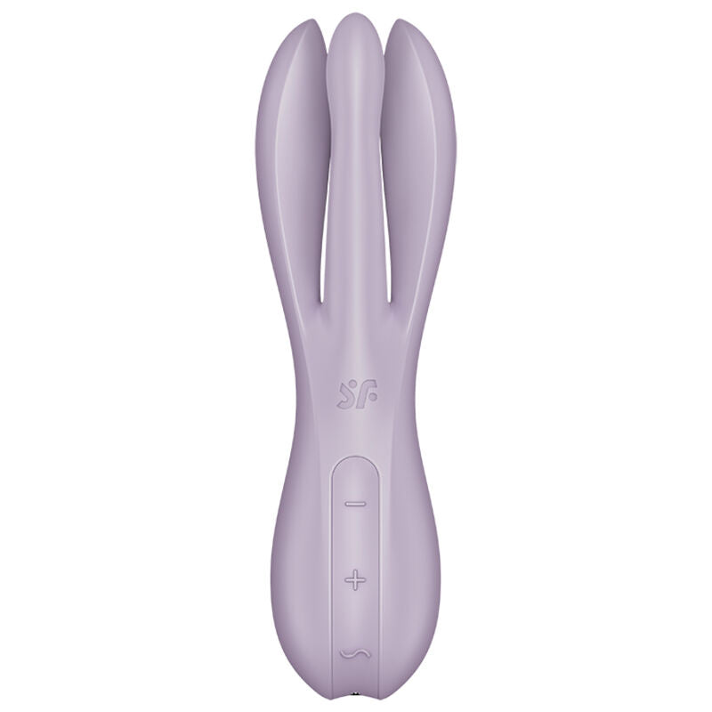SATISFYER - VIBRATEUR THREESOME 2 VIOLET