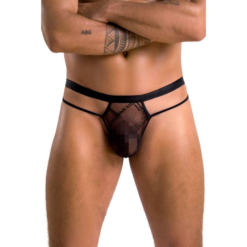 PASSION - 029 STRING COLLIN NOIR L/XL