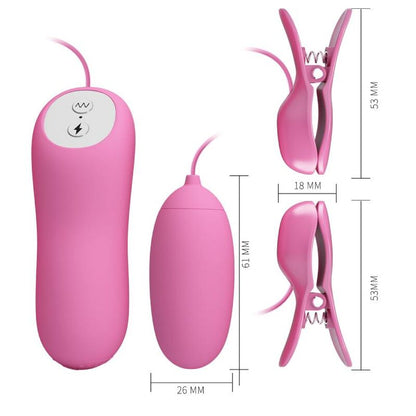PRETTY LOVE - PINCE  ÉPILER AVEC VIBRATION ET ÉLECTROCHOC ROSE