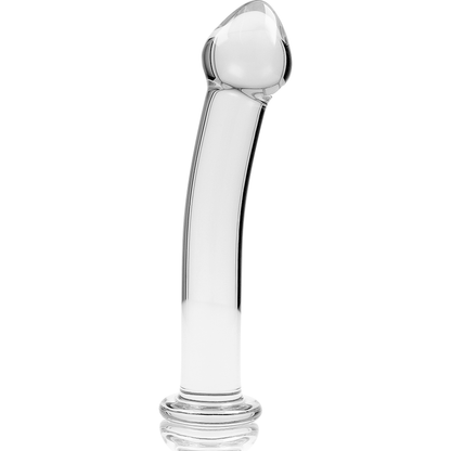 NEBULA SERIES BY IBIZA - MODÈLE 11 GODE EN VERRE BOROSILICATE CLAIR 16 CM -O- 3 CM