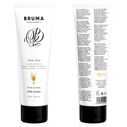 BRUMA - GEL GLISSANT À L''ALOE VERA SAVEUR PINA COLADA 100 ML