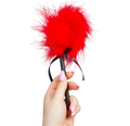 SECRETPLAY - DUSTER DE MARABOU ROUGE