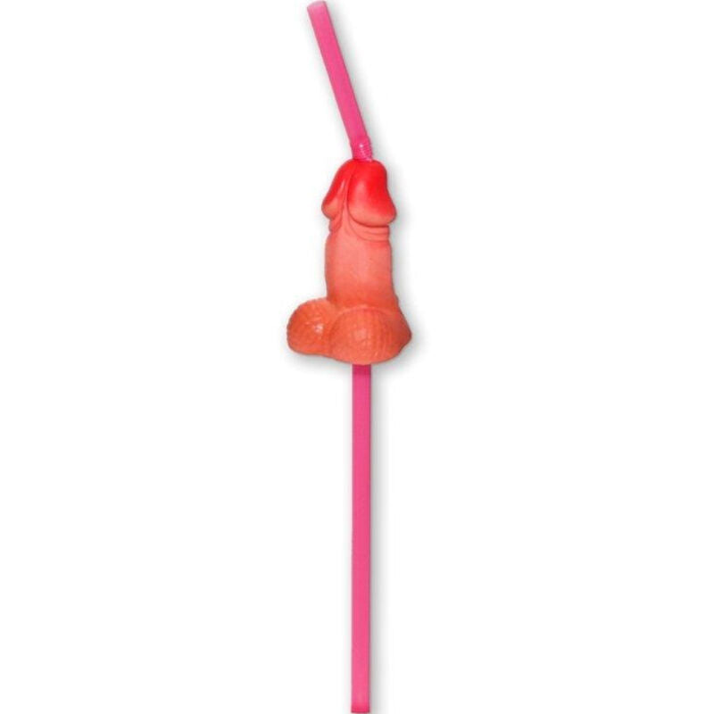DIABLO PICANTE - SACHET DE 5 PAILLES NATURELLES GROS PÉNIS