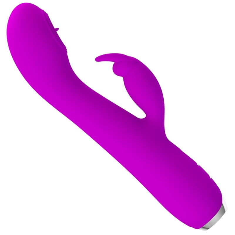 PRETTY LOVE - VIBRATEUR RECHARGEABLE RACHEL AVEC VENTOUSE VIOLETTE