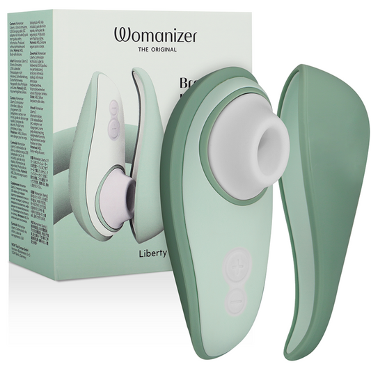 WOMANIZER - LIBERTY 2 STIMULATEUR DE CLITORIS ET ASPIRATION VERT CLAIR