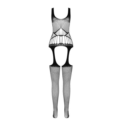 PASSION - BS 106 BODYSTOCKING BLANC TAILLE UNIQUE