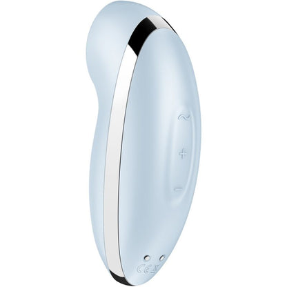 SATISFYER - TAP & CLIMAX 2 VIBRATEUR & STIMULATEUR BLEU
