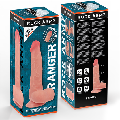 ROCKARMY - RANGER EN SILICONE LIQUIDE 22 CM -O- 3,6 CM