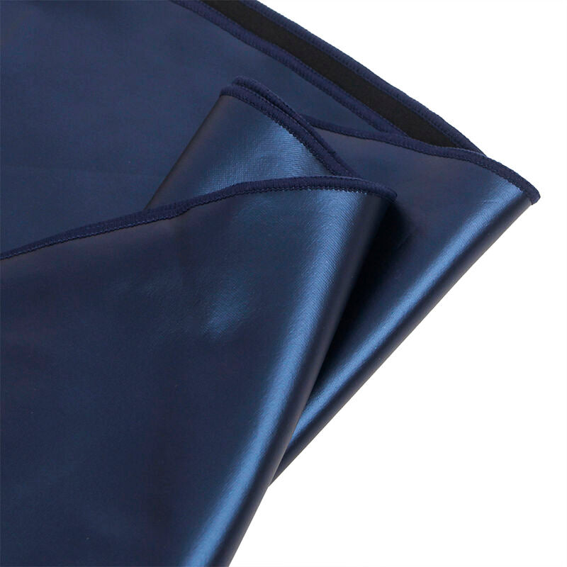 SUBBLIME - 955427 ROBE À BRETELLES EN CUIR BLEU L/XL