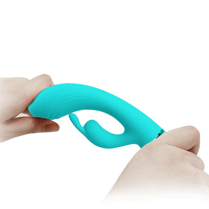 PRETTY LOVE - VIBRATEUR SCOCCO LAPIN TURQUOISE