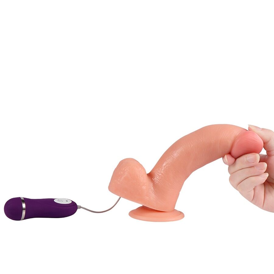 SHEQU - PHANTOM DILDO VIBRANT AVEC TÉLÉCOMMANDE 20 CM