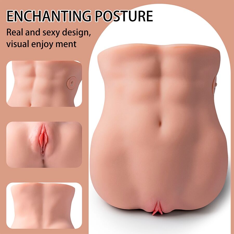 XISE - LYDIA MASTURBATEUR VAGINAL FÉMININ AVEC MOUVEMENT DE POUSSÉE 25 CM