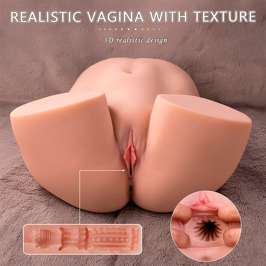 XISE - ETHEL MASTURBATEUR VAGINAL RÉALISTE À VIBRATION MULTI-POSITIONS