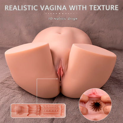 XISE - ETHEL MASTURBATEUR VAGINAL RÉALISTE À VIBRATION MULTI-POSITIONS