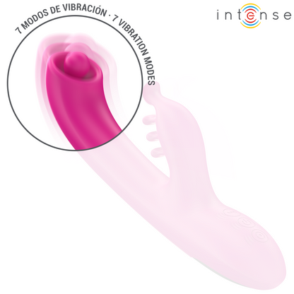 INTENSE - CHRISTINA VIBRATEUR LAPIN MULTIFONCTION 22,5 CM ROSE