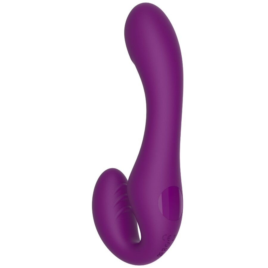 XOCOON - VIBRATEUR SANS STRAPLESS 2 EN 1 AVEC TÉLÉCOMMANDE VIOLET