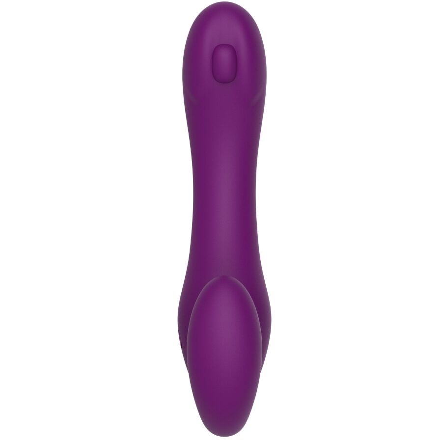 XOCOON - VIBRATEUR SANS STRAPLESS 2 EN 1 AVEC TÉLÉCOMMANDE VIOLET