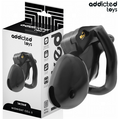 ADDICTED TOYS LOCKED - MINDNIGHT CELL CAGE À PÉNIS TAILLE S