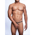 MOB - STRING NOIR EN FORME DE LARME TAILLE S/M