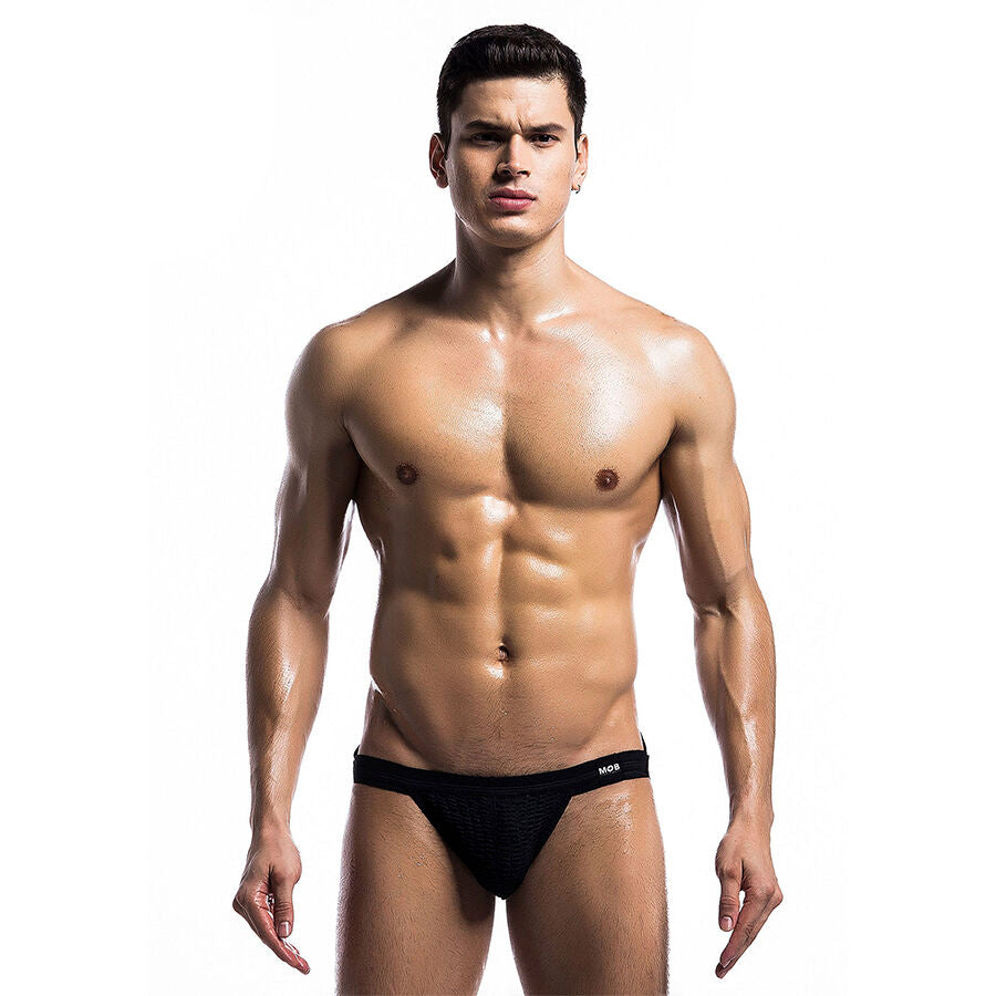 MOB - MAILLOT DE BAIN FETISH JOCKSTRAP NOIR TAILLE M
