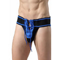 MOB - JOCKSTRAP FETISH FOOTBALL BLEU TAILLE M