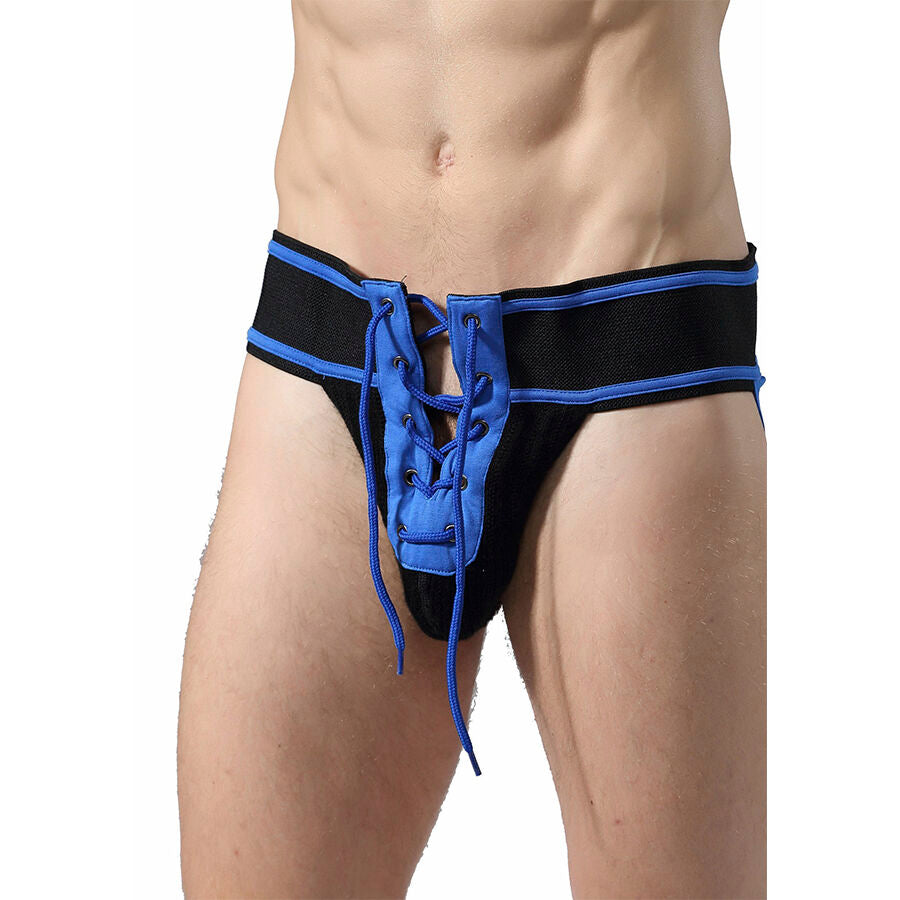 MOB - JOCKSTRAP FETISH FOOTBALL BLEU TAILLE XL