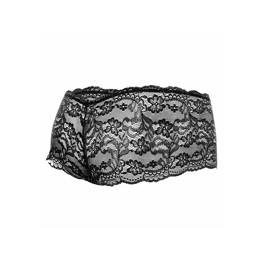 MOB - BOXER EN DENTELLE NOIRE TAILLE S/M