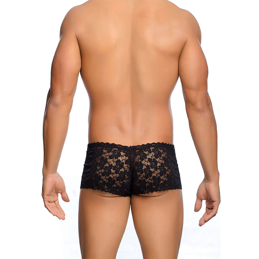 MOB - BOXER EN DENTELLE NOIRE TAILLE S/M
