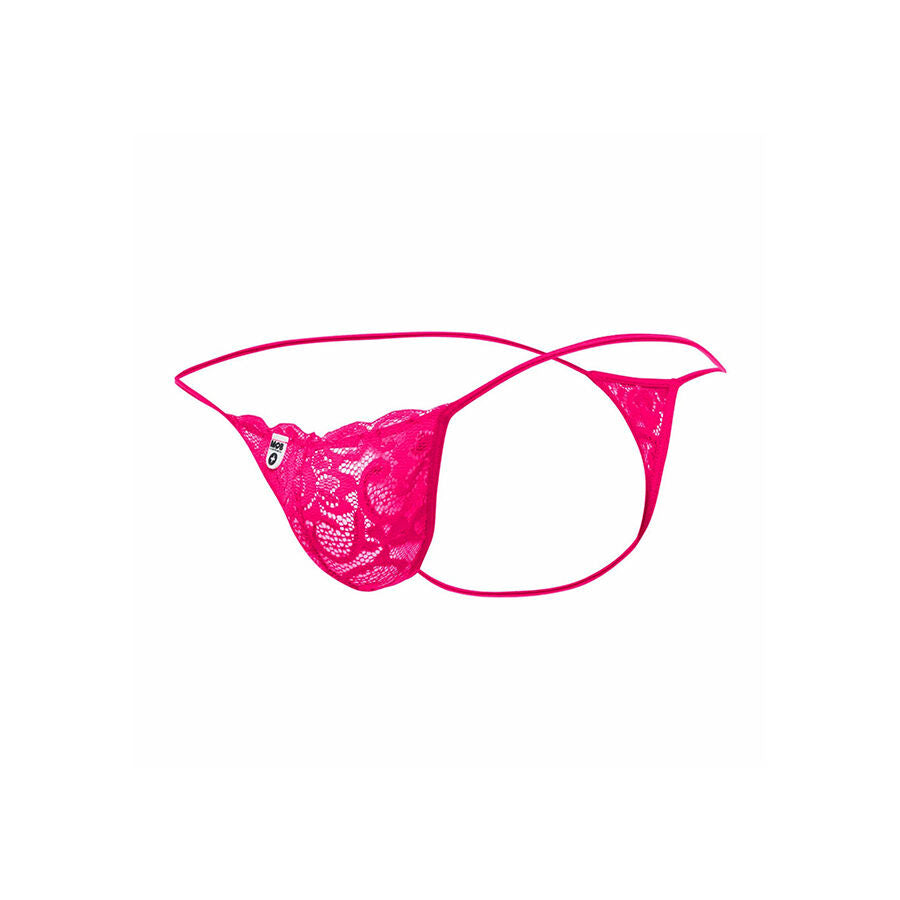 MOB - STRING EN DENTELLE ROSE TAILLE S/M