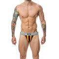 MOB - JOCK CLASSIQUE À RAYURES ORANGE TAILLE XXL