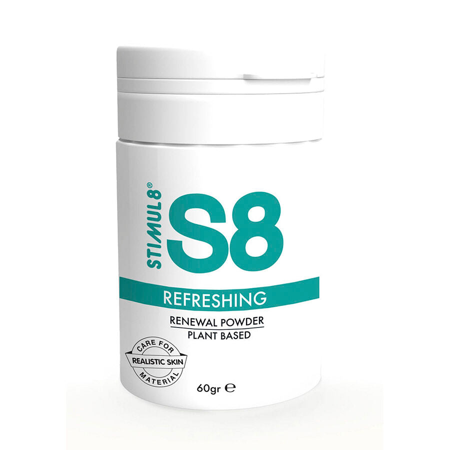 STIMUL8 - S8 POUDRE RAFRAÎCHISSANTE NATURELLE RENOUVELANTE 60 GR
