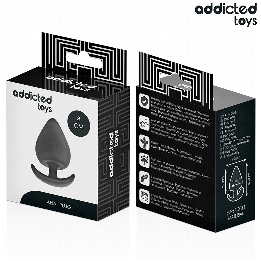 ADDICTED TOYS - PLUG ANAL TAILLE L 8 CM