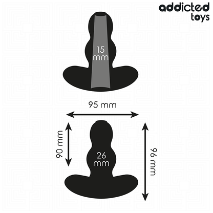 ADDICTED TOYS - PLUG ANAL CREUX TAILLE M 9,6 CM