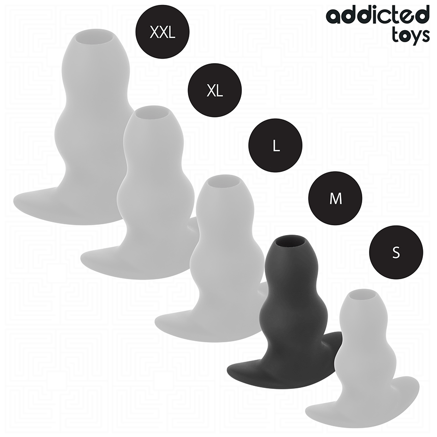 ADDICTED TOYS - PLUG ANAL CREUX TAILLE M 9,6 CM