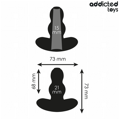 ADDICTED TOYS - PLUG ANAL CREUX TAILLE S 7,3 CM