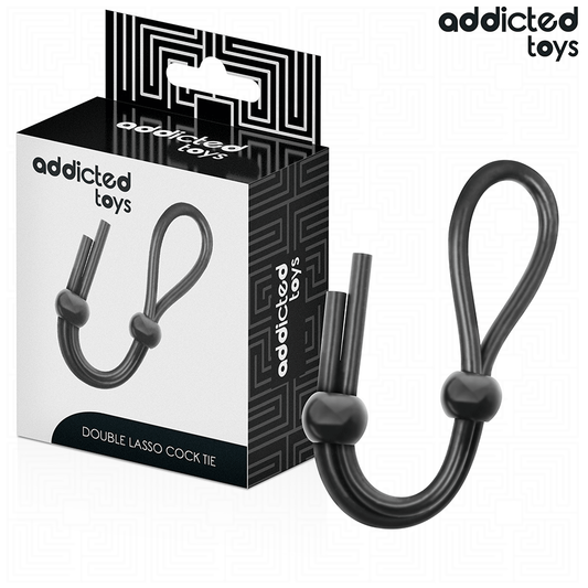 ADDICTED TOYS - CORDE EN SILICONE POUR LE PÉNIS À DOUBLE BOUCLE