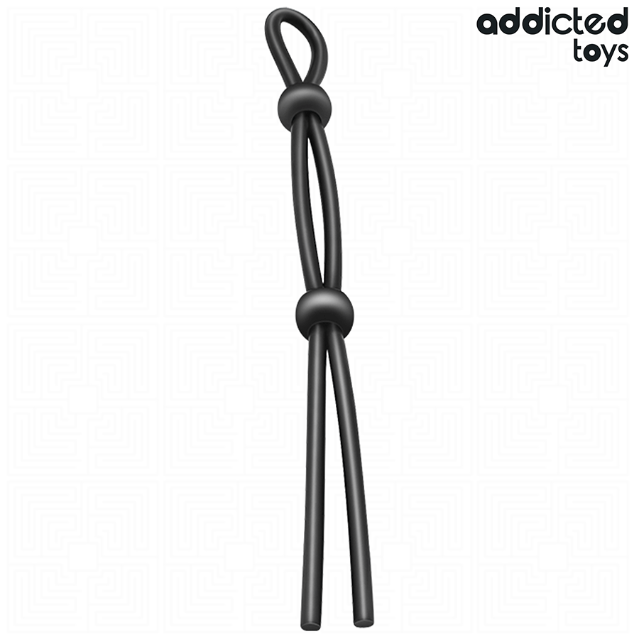 ADDICTED TOYS - CORDE EN SILICONE POUR LE PÉNIS À DOUBLE BOUCLE
