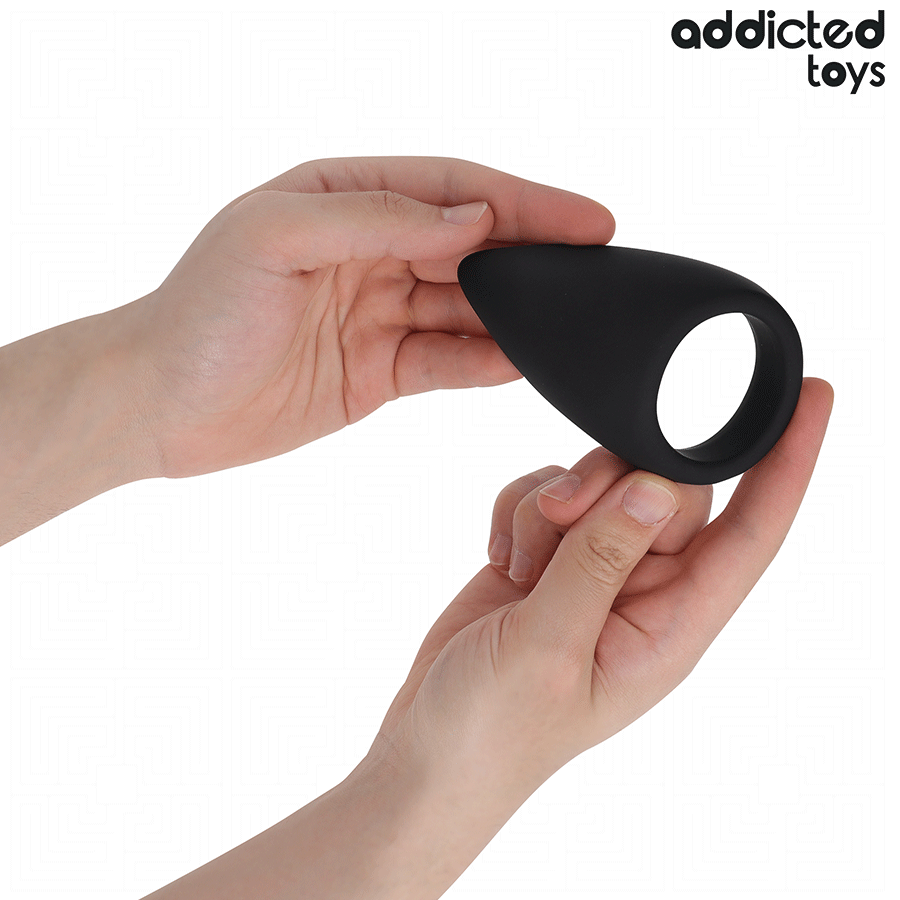 ADDICTED TOYS - ANNEAU PÉNIS EN FORME DE LARME