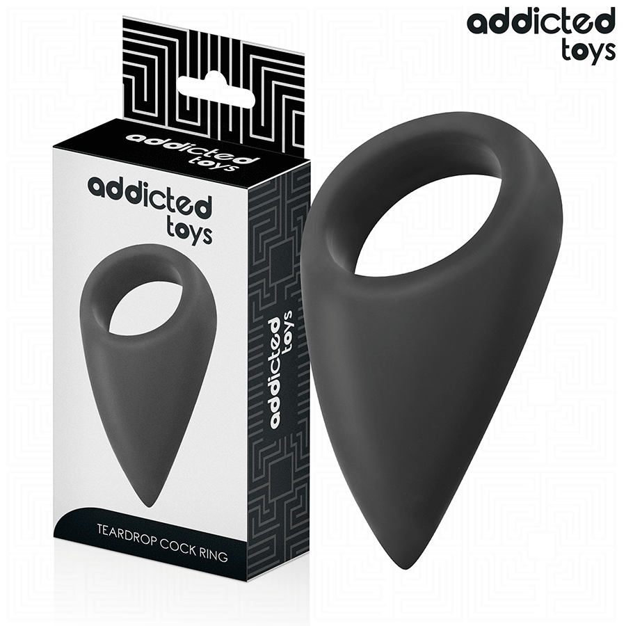 ADDICTED TOYS - ANNEAU PÉNIS EN FORME DE LARME