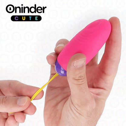 ONINDER CUTE - ŒUF EN SILICONE À VIBRATIONS ET TAPOTEMENTS - APPLICATION MONDIALE GRATUITE