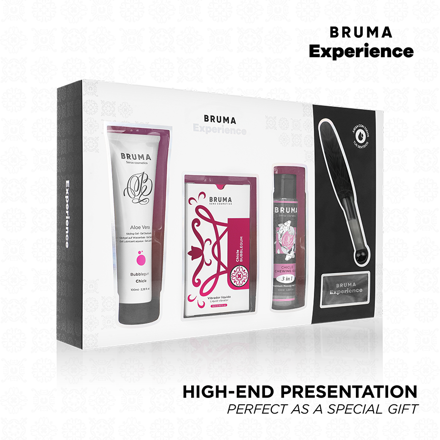 BRUMA XPERIENCE - KIT TENTATION DE GOMME SUCRÉE VIBRO-ORGASMIQUE