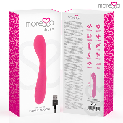 MORESSA - DRUSO RECHARGEABLE EN SILICONE PREMIUM