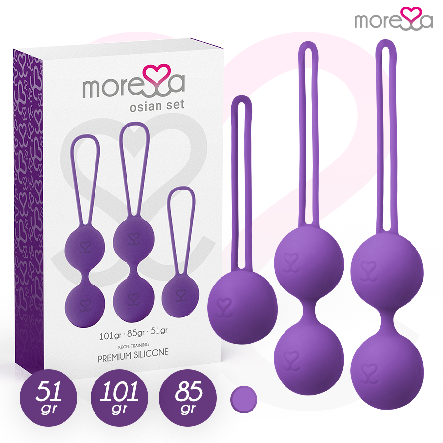 MORESSA - OSIAN SET PREMIUM SILICONE LILAS