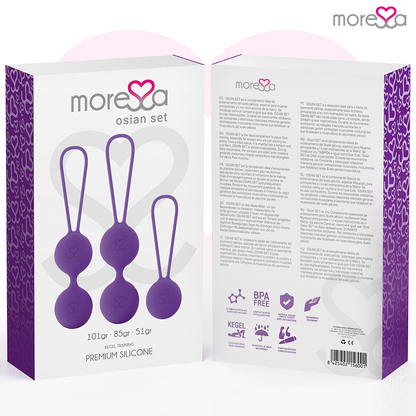 MORESSA - OSIAN SET PREMIUM SILICONE LILAS